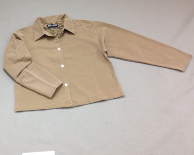 Wms Button French Jacket Khaki